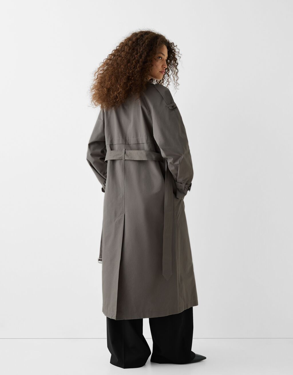 Trenchcoat damen dunkelgrau Clearance